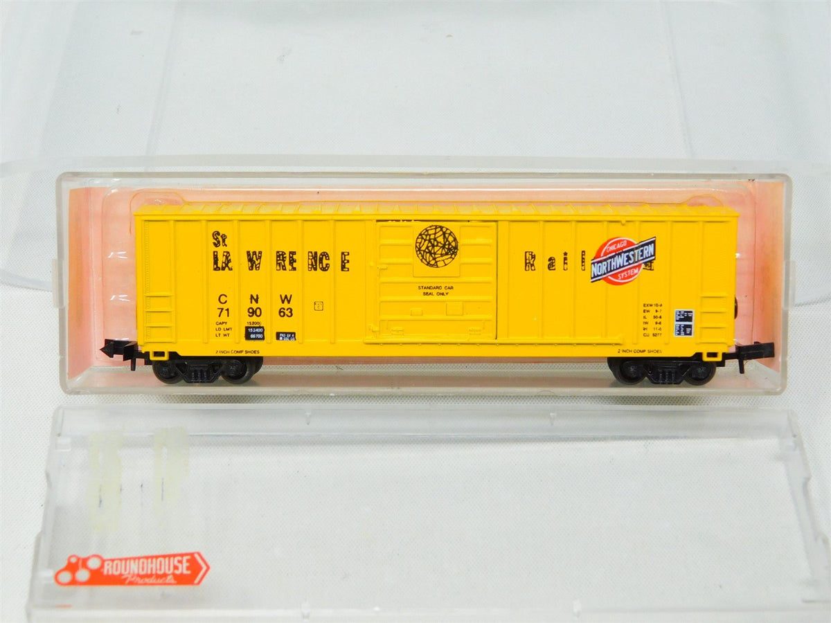 N Scale Roundhouse 8832 CNW Chicago North Western Single Door Box Car #719063