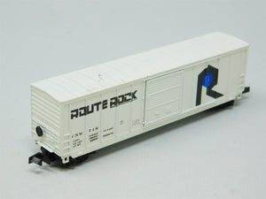 N Scale Roundhouse 8161 CNW Route Rock 50' Single Door Box Car #718