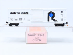 N Scale Roundhouse 8832 CNW Route Rock 50' Single Door Box Car #718102