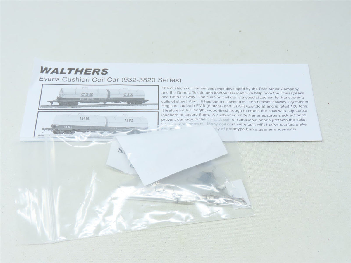 HO Walthers #932-23824 BNSF Railway Cushion Coil Cars #534001 &amp; #534007 2-Pack