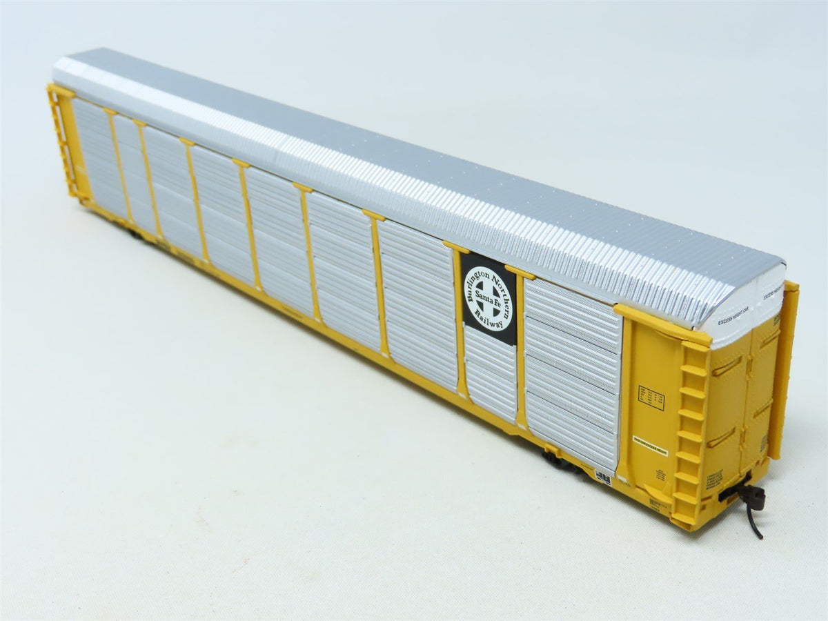 HO Walthers Gold Line 932-24874 BNSF (B&amp;W Logo) 89&#39; Tri-Level Auto Carrier 2-Pk