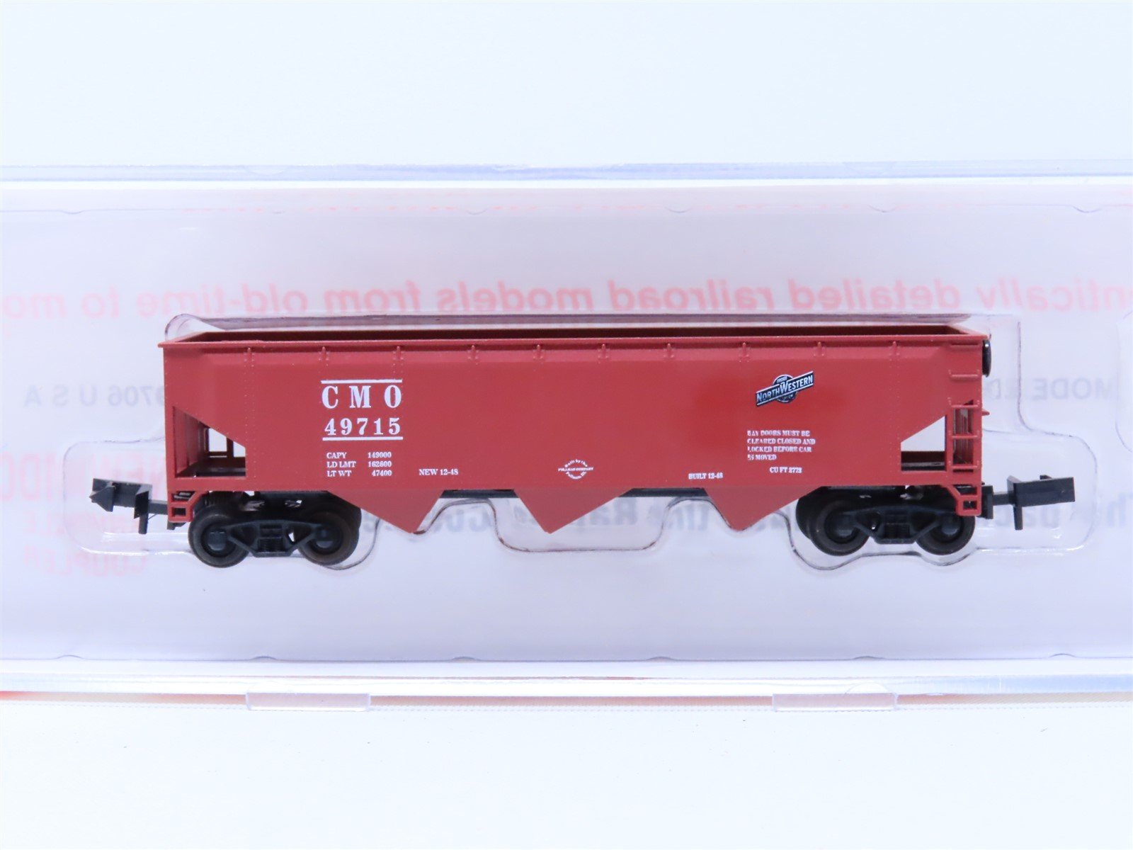 N Scale Roundhouse 86201 CMO Chicago St. Paul Minneapolis & Omaha Hopper #49715