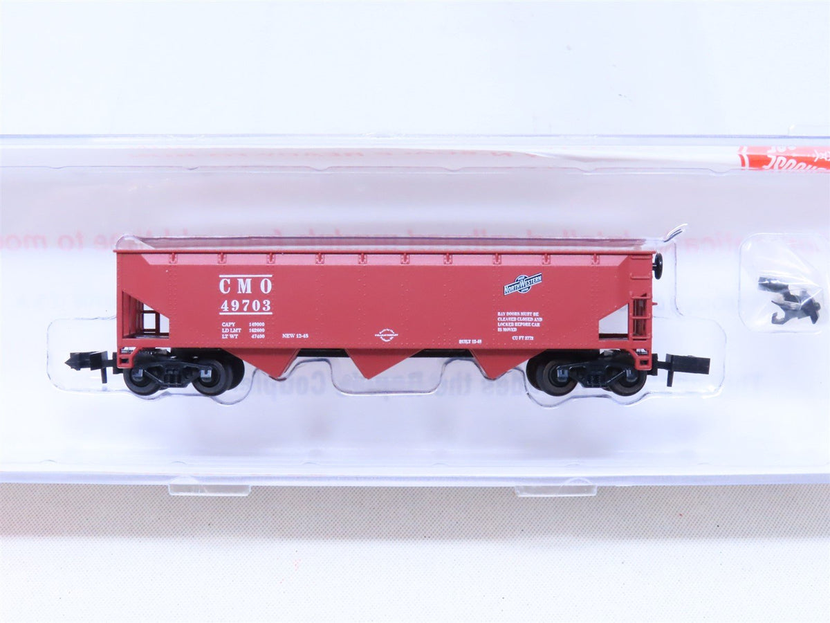 N Scale Roundhouse 86201 CMO Chicago St. Paul Minneapolis &amp; Omaha Hopper #49703