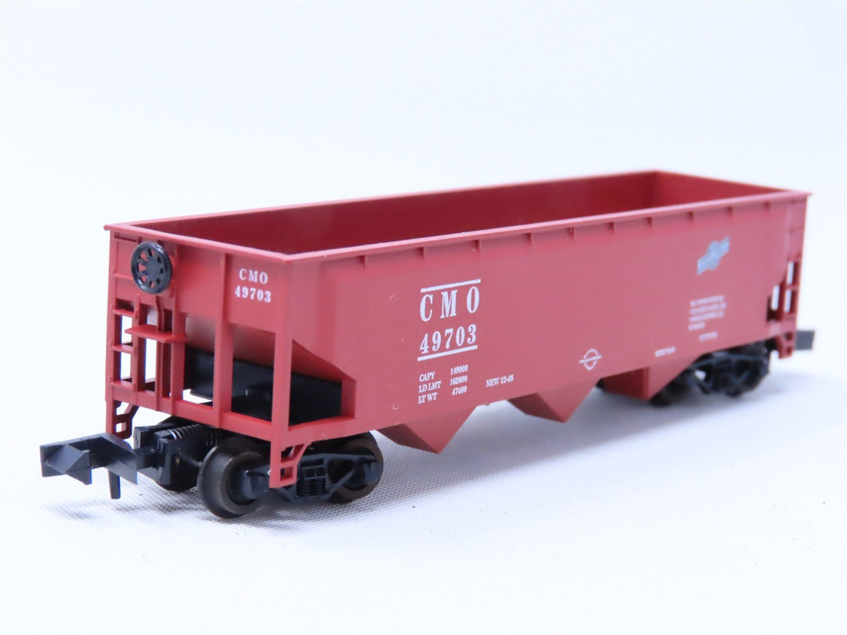 N Scale Roundhouse 86201 CMO Chicago St. Paul Minneapolis &amp; Omaha Hopper #49703