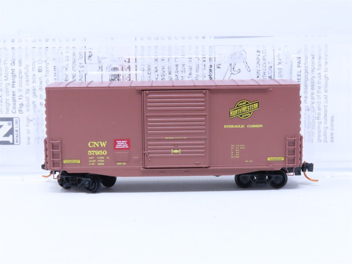 N Micro-Trains MTL 10100110 CNW Chicago North Western 40&#39; Hy-Cube Box Car #57950