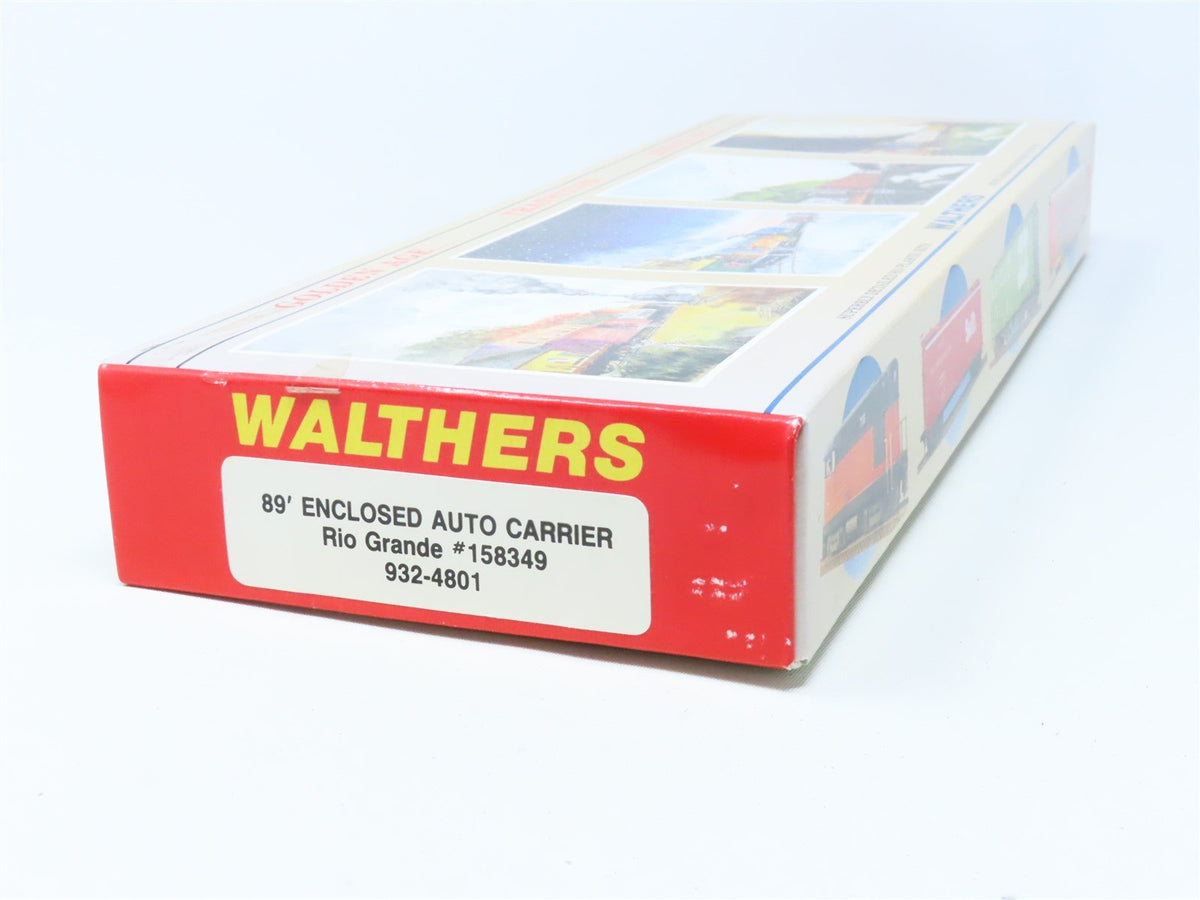 HO Scale Walthers Kit 932-4801 TTGX Rio Grande 89&#39; Enclosed Auto Carrier #158349