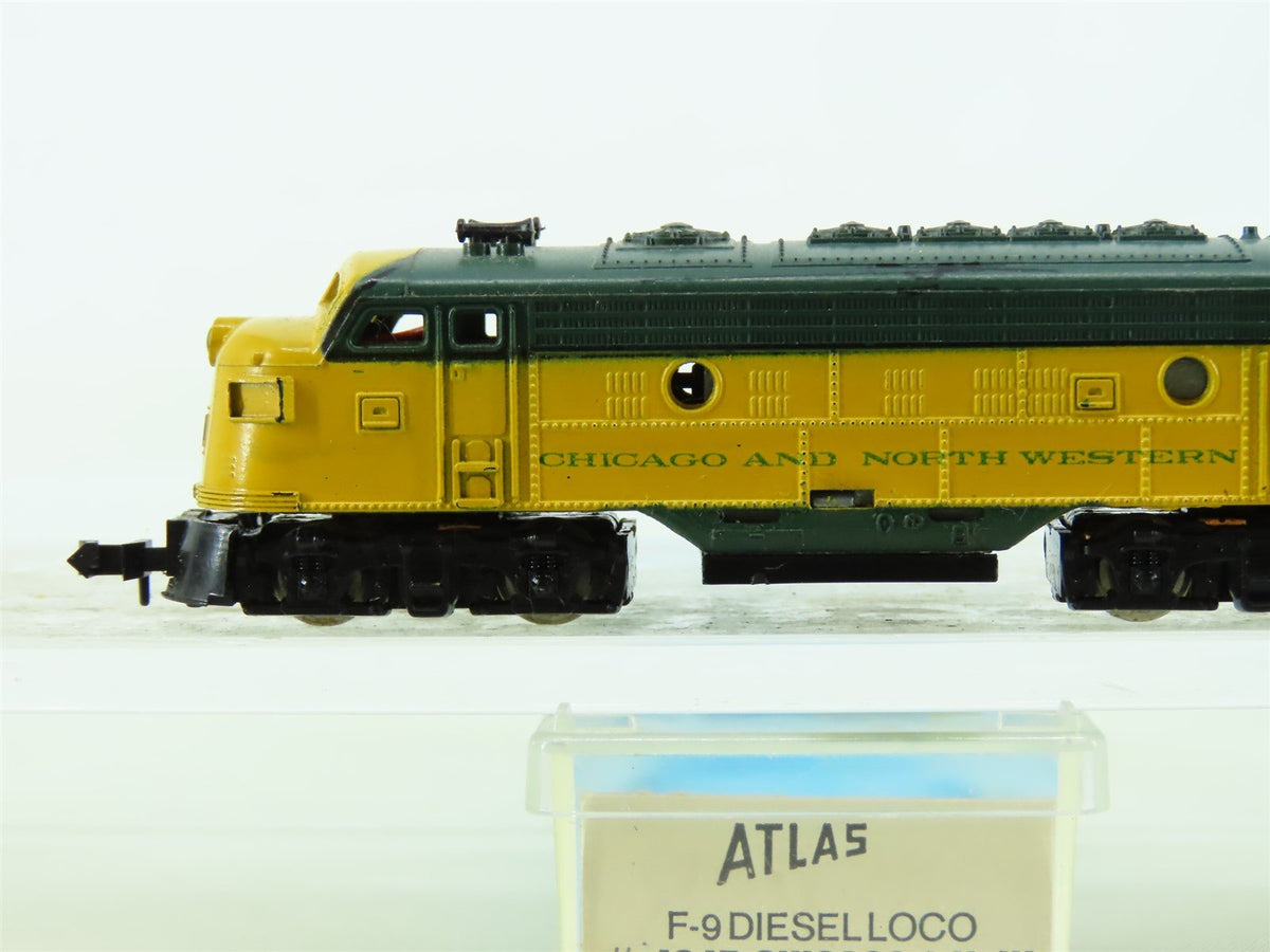 N Scale Atlas 4045 CNW Chicago &amp; North Western EMD F9A Diesel Locomotive No#