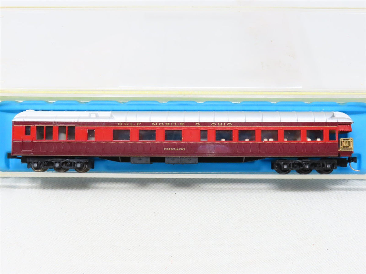 N Scale Rivarossi GM&amp;O Gulf Mobile &amp; Ohio Observation Passenger Car &quot;Chicago&quot;