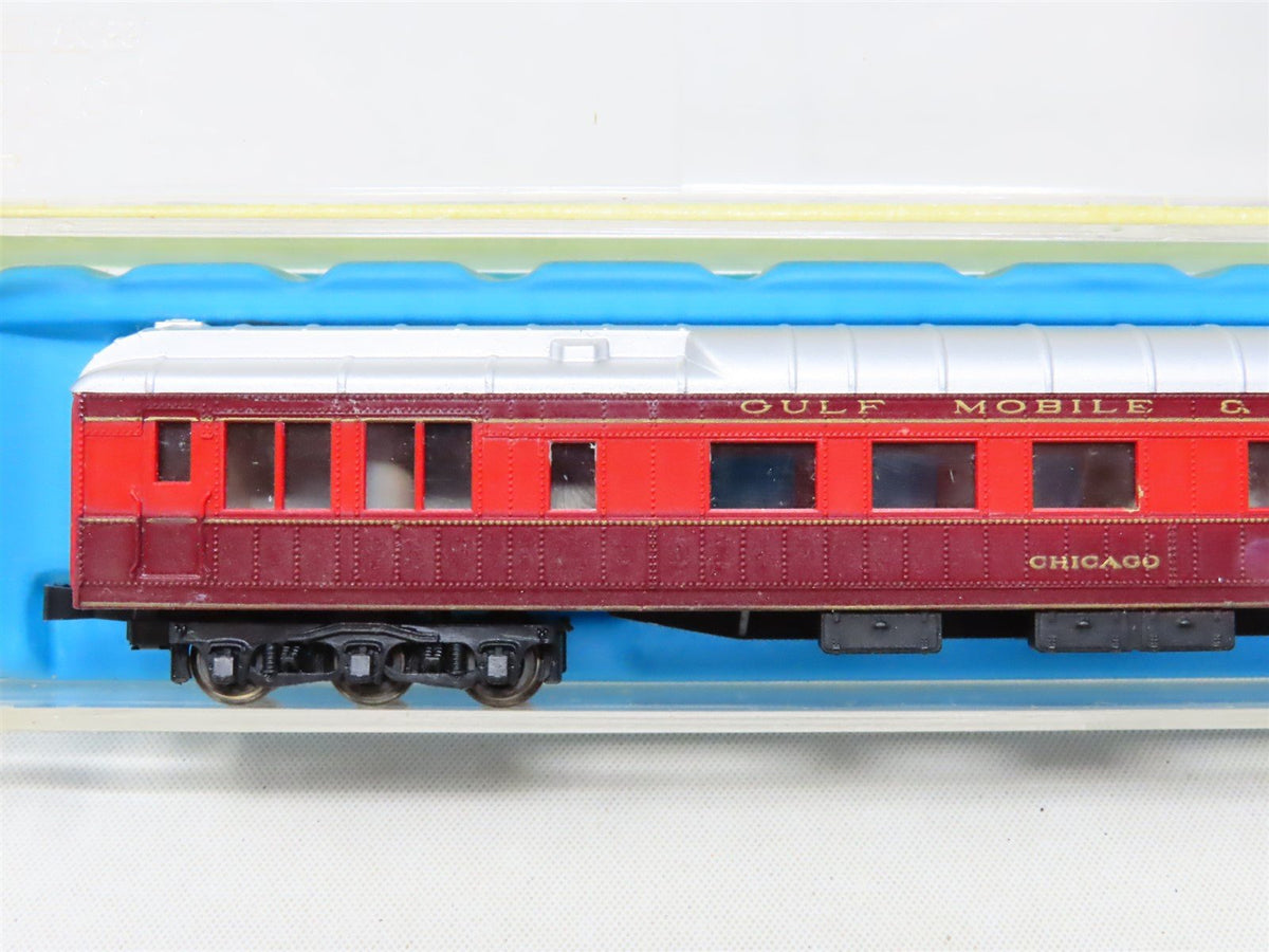 N Scale Rivarossi GM&amp;O Gulf Mobile &amp; Ohio Observation Passenger Car &quot;Chicago&quot;