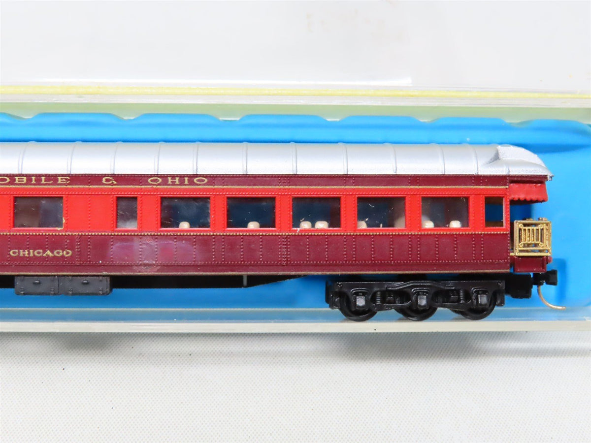 N Scale Rivarossi GM&amp;O Gulf Mobile &amp; Ohio Observation Passenger Car &quot;Chicago&quot;