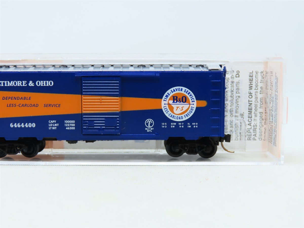 N Scale Micro-Trains MTL Lowell Smith 6464-400 B&amp;O Time Saver Boxcar #6464400