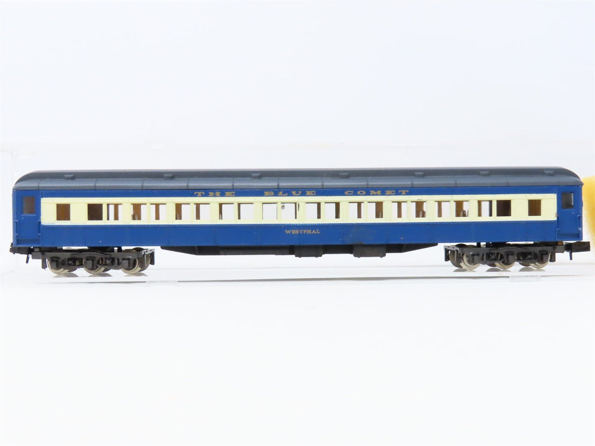 N Scale Rivarossi CNJ &#39;The Blue Comet&#39; Coach Passenger Car &quot;Westphal&quot;