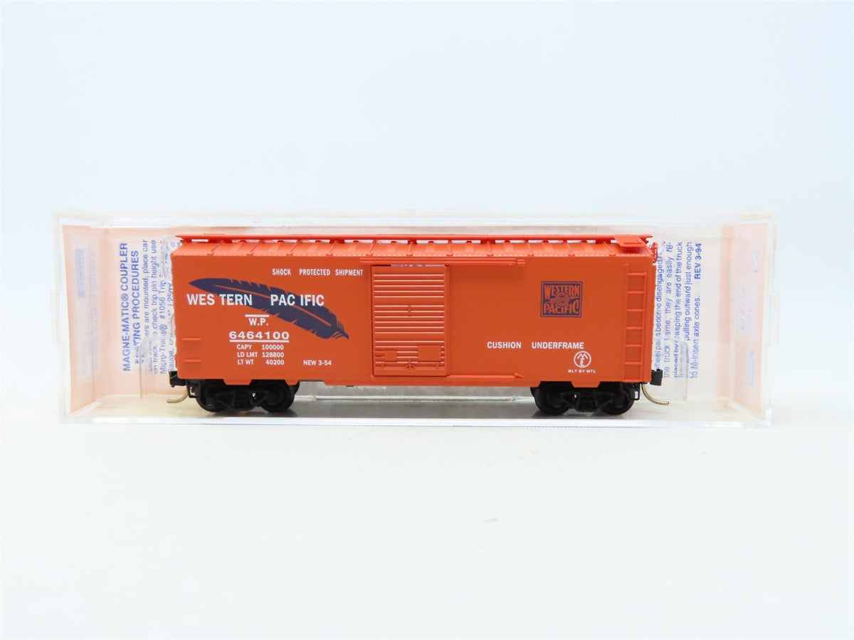 N Scale Micro-Trains MTL Lowell Smith 6464-100 WP &quot;Feather&quot; Boxcar #6464100
