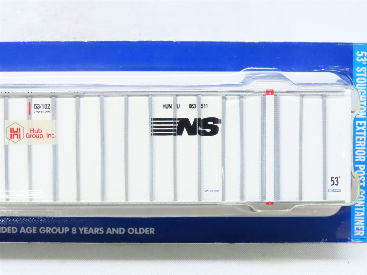 HO Athearn #02684 HUNU NS/BNSF 53&#39; Stoughton Exterior Post Container - SEALED