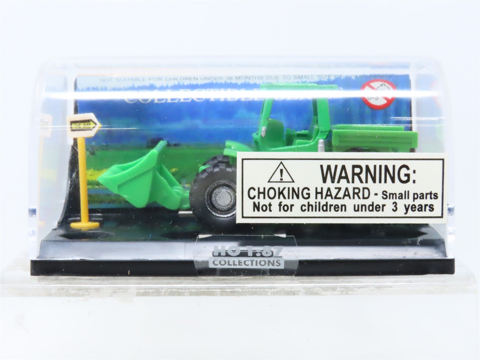 HO 1/87 Scale Smart Toys Collectible Series #20537 Green Plow Tractor