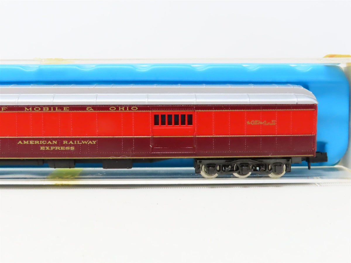 N Scale Rivarossi 9689 GM&amp;O Gulf Mobile &amp; Ohio &quot;Alton Route&quot; Combine Passenger