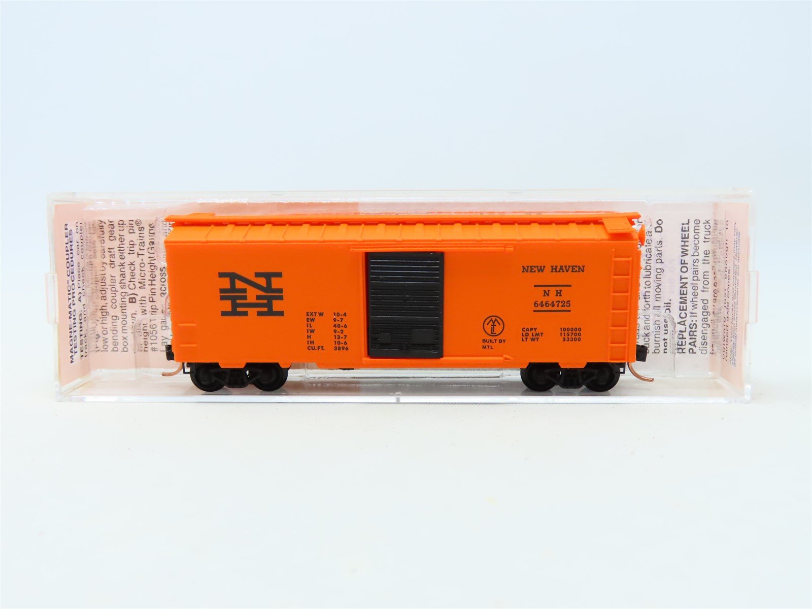 N Scale Micro-Trains MTL Lowell Smith 6464-725X NH New Haven Boxcar #6464725