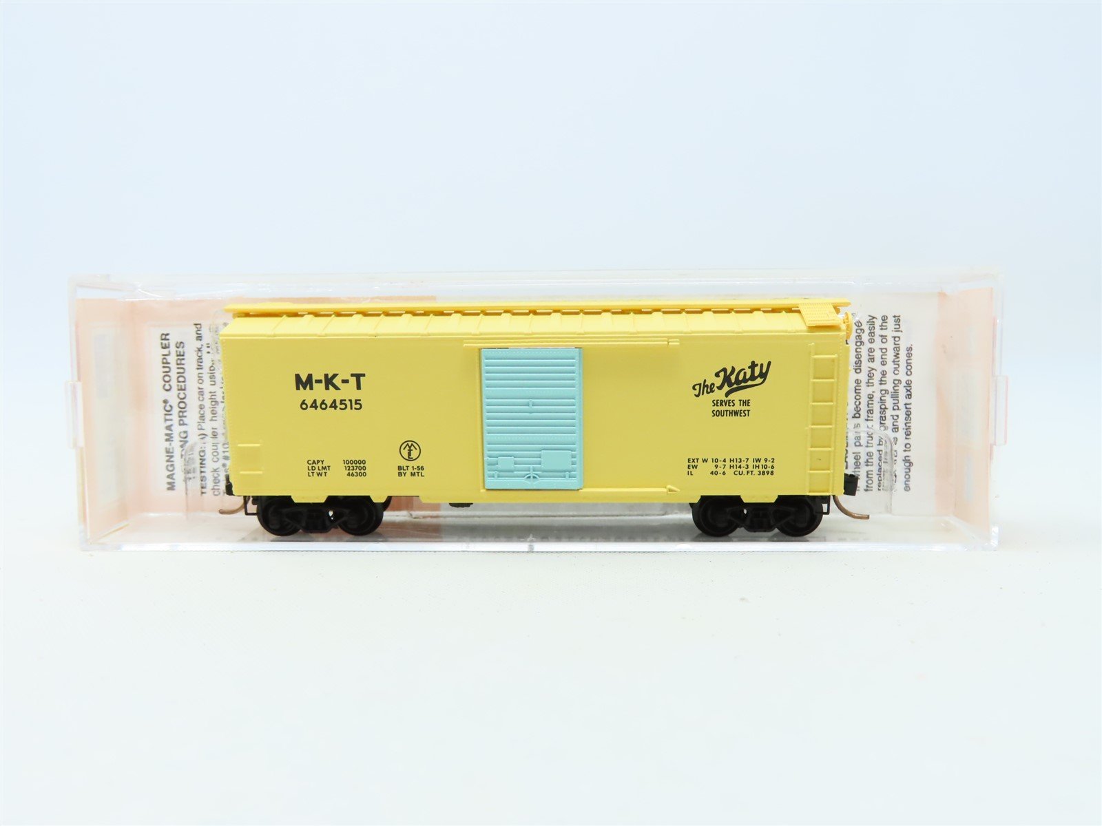 N Scale Micro-Trains MTL Lowell Smith 6464-515 MKT "Katy" Boxcar #6464515
