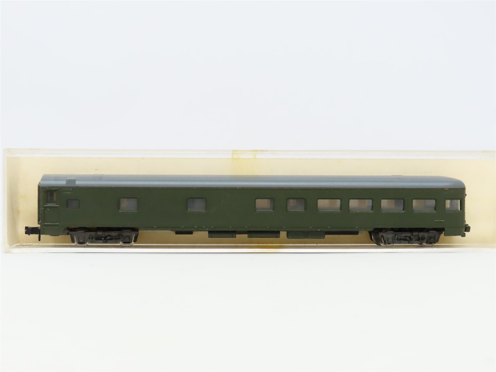 N Scale Atlas 2634 Green 85' Tail Car Passenger- Custom