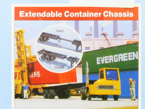 HO 1/87 Scale Walthers Cornerstone Kit #933-3110 Extendable Container Chassis