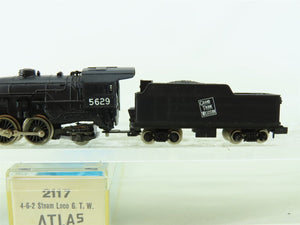 N Scale Atlas 2117 GTW Grand Trunk Western 4-6-2 Steam Locomotive #5629