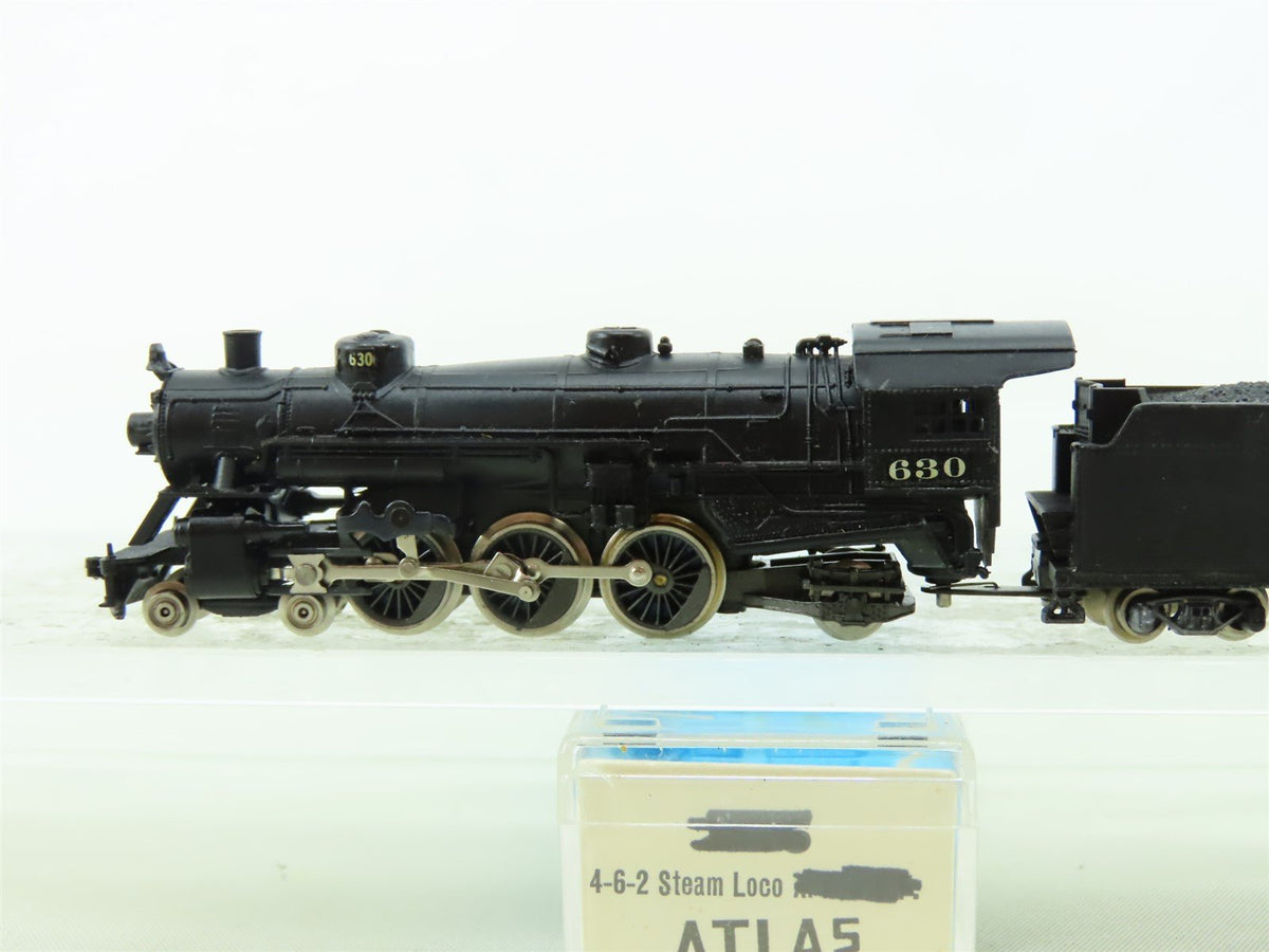 N Scale Atlas CNW Chicago &amp; North Western 4-6-2 Steam Locomotive #630 - Custom