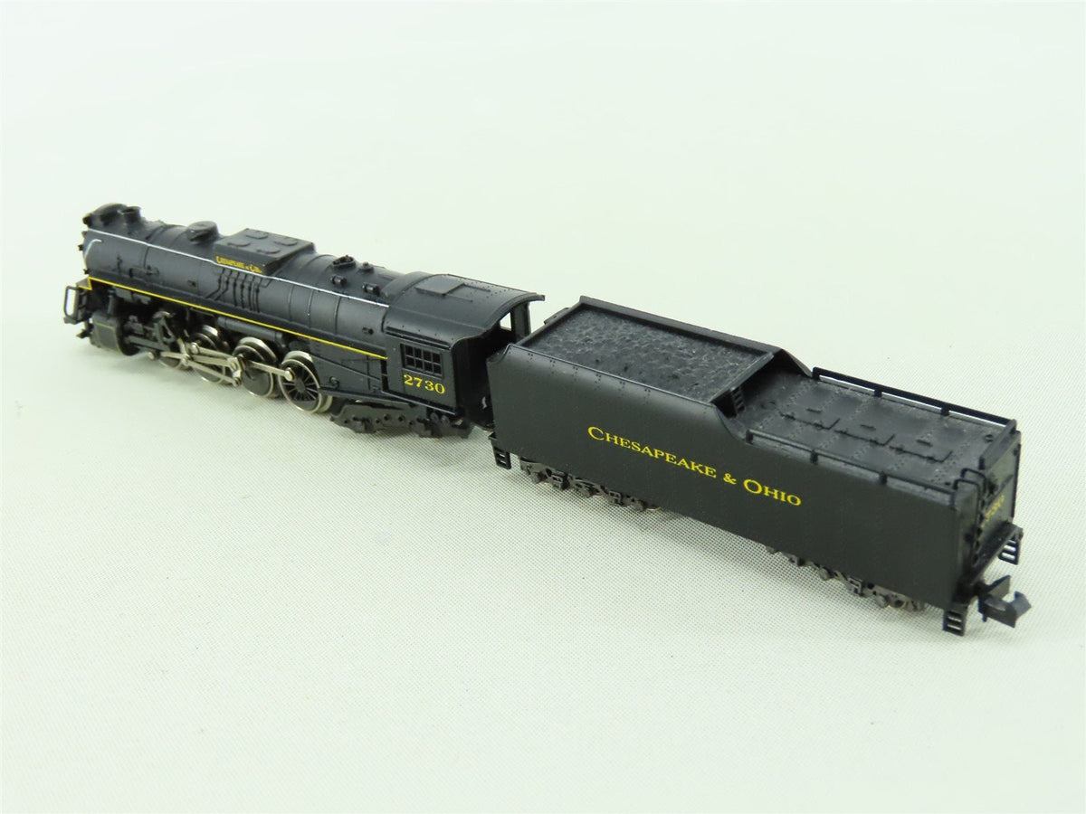 N Scale Rivarossi 9293 C&amp;O Chesapeake &amp; Ohio 2-8-4 Berkshire Steam #2730