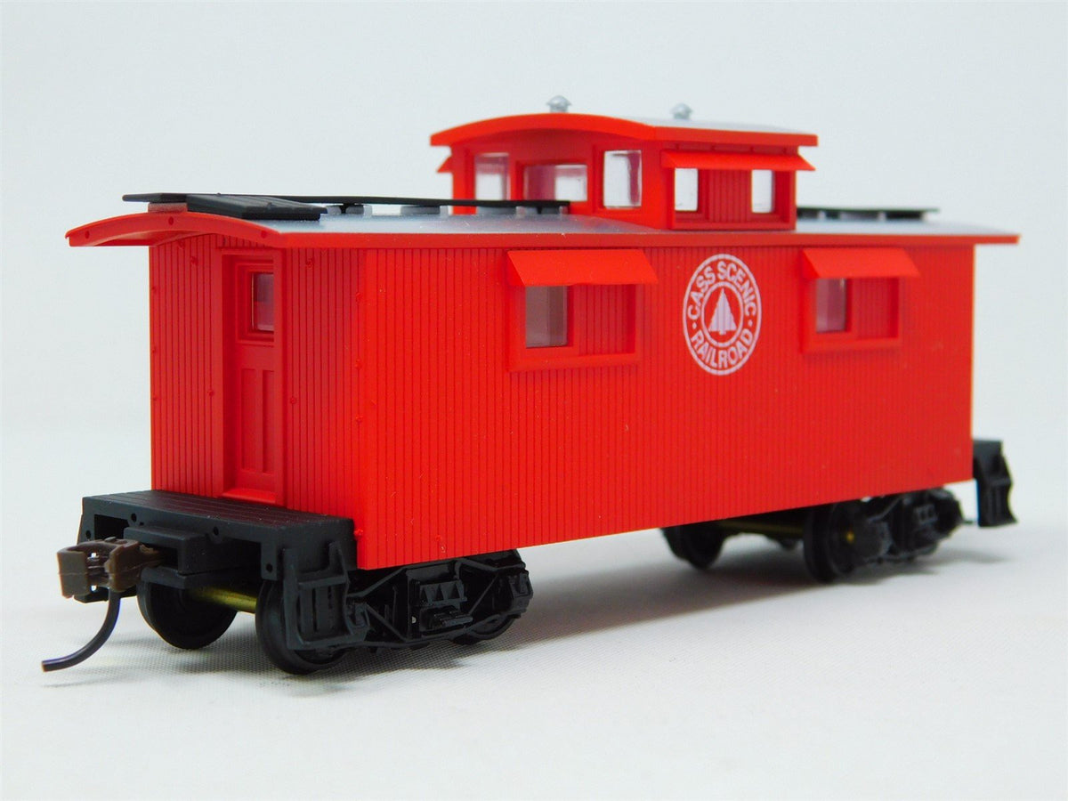 HO Scale Walthers 932-7526 Cass Scenic Railway (C&amp;O Style) 25&#39; Wood Caboose No #