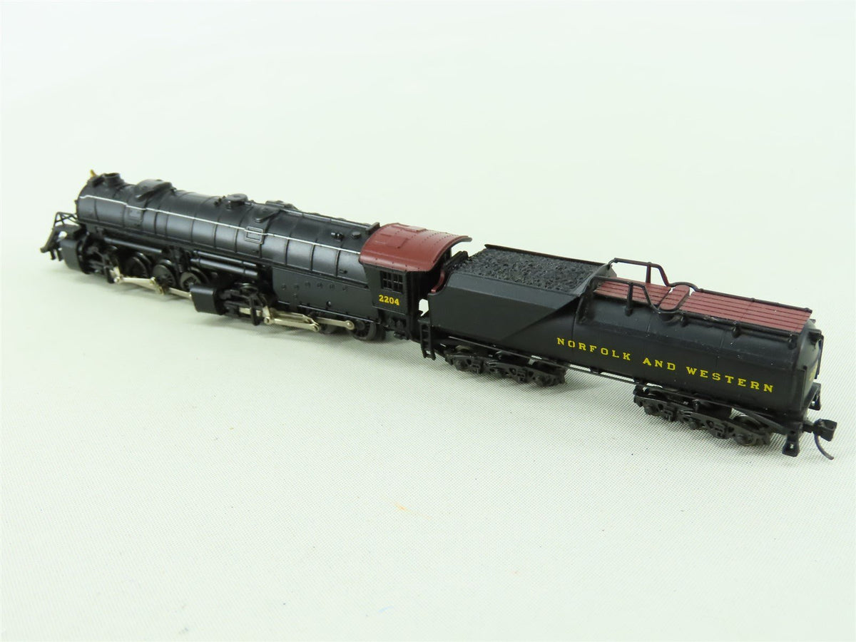 N Scale Con-Cor/Rivarossi N&amp;W Norfolk &amp; Western 2-8-8-0 Steam Locomotive #2204