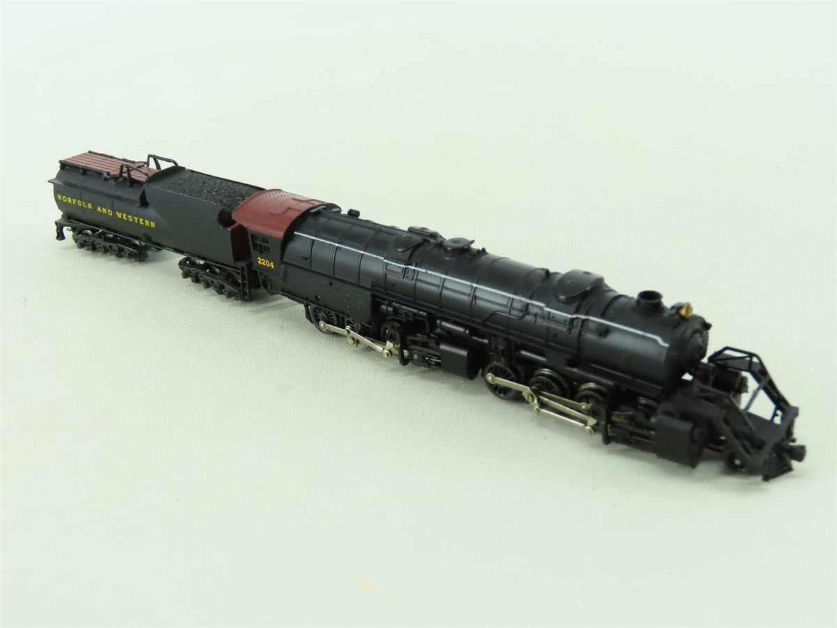 N Scale Con-Cor/Rivarossi N&amp;W Norfolk &amp; Western 2-8-8-0 Steam Locomotive #2204