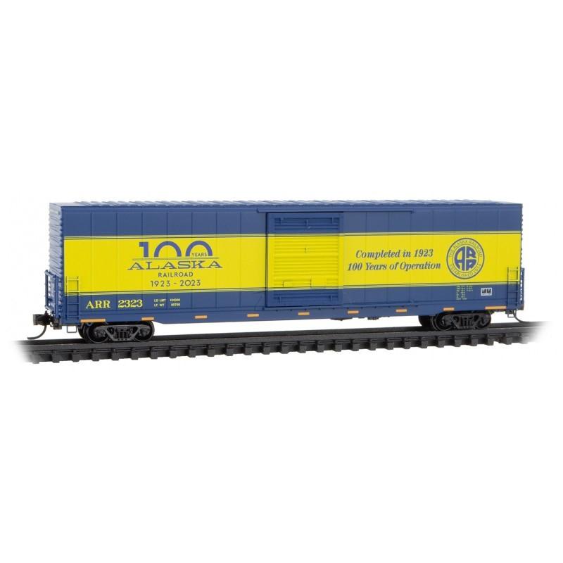 N Scale Micro-Trains MTL 10400140 ARR Alaska "100 Years" 60' Box Car #2323
