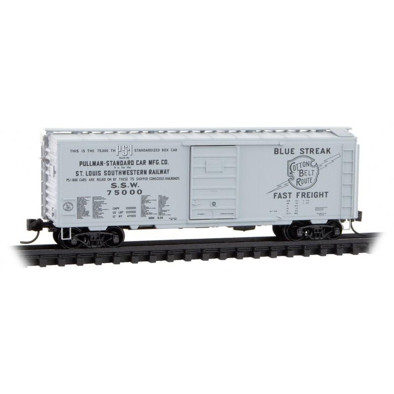 N Micro-Trains MTL 02000327 SSW "Commemorative 75,000th PS-1" 40' Box Car #7500