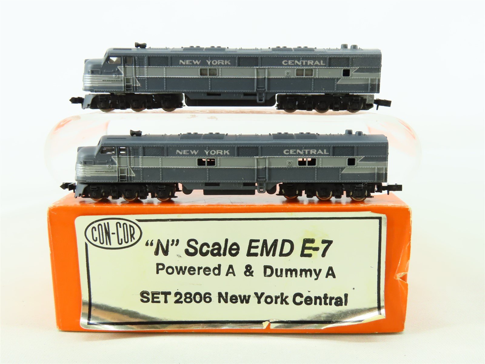 N Scale Con-Cor 2806 NYC New York Central EMD E7A/A Diesel Locomotive Set No#