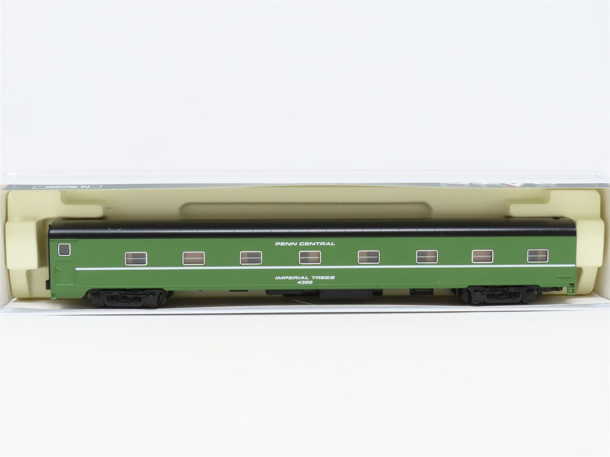 N Scale KATO PC Penn Central 4-4-2 Sleeper Passenger &quot;Imperial Trees&quot; #4388