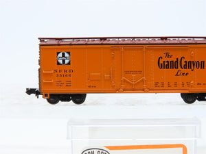 N Scale Con-Cor 001-008850 SFRD Santa Fe 'Grand Canyon' 40' Steel Reefer #35166