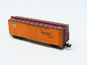 N Scale Con-Cor 001-008851 SFRD Santa Fe 'Scout' 40' Steel Reefer #35175