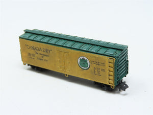 N Scale Con-Cor 1352T GARE Canada Dry 40' Wood Reefer #9184