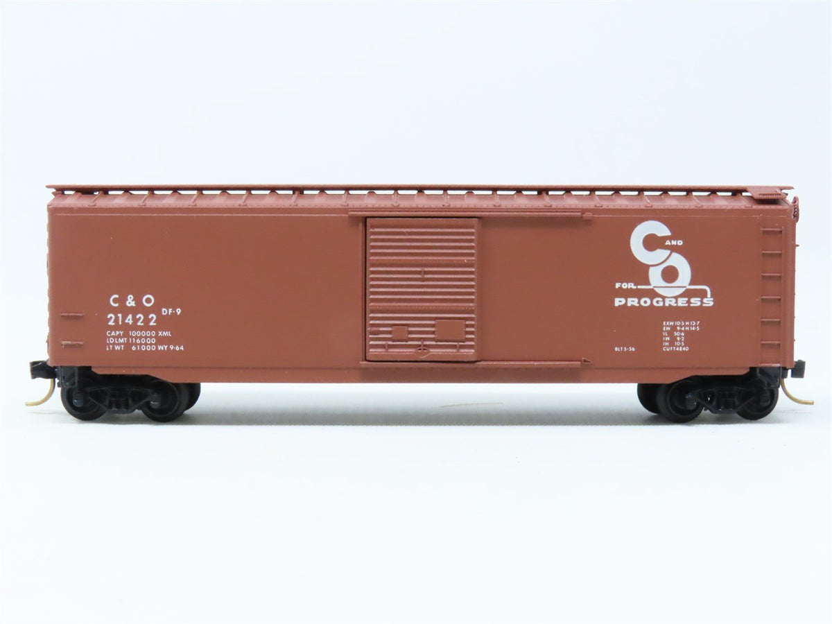 N Scale Kadee Micro-Trains MTL 31080 C&amp;O Chesapeake &amp; Ohio 50&#39; Box Car #21422
