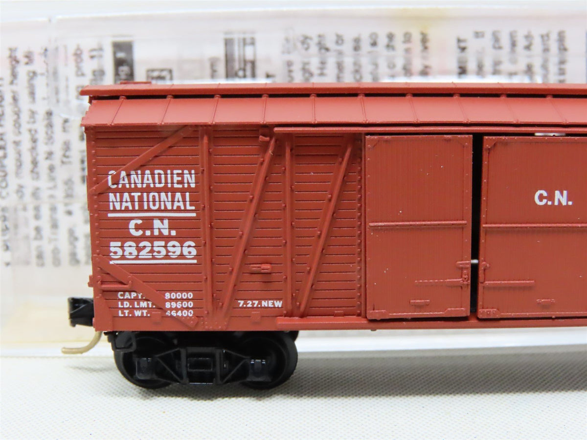 N Scale Micro-Trains MTL 29070 CN Canadian National 40&#39; Box Car #582596