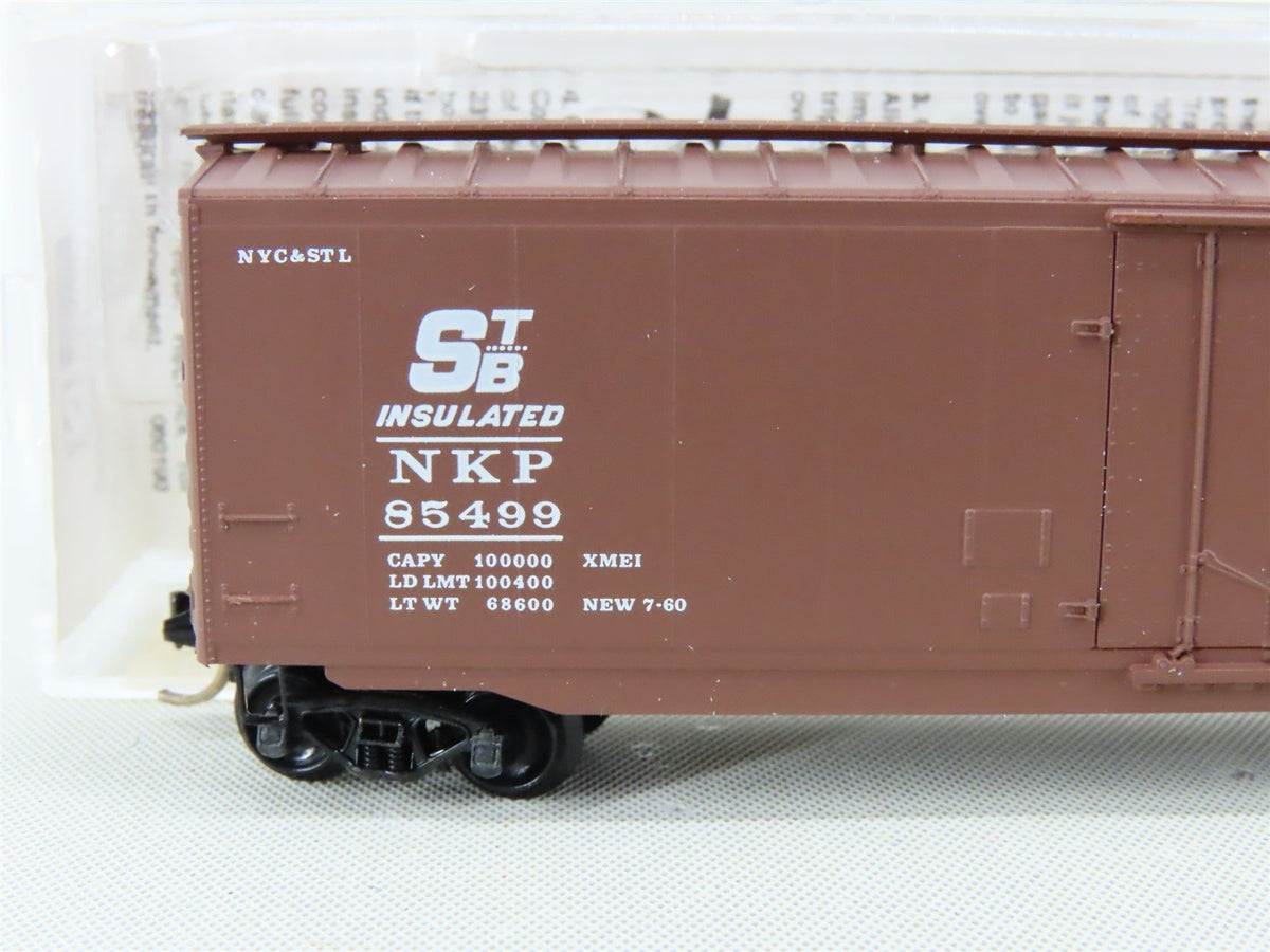 N Scale Micro-Trains MTL 32080 NYC&amp;StL NKP Nickel Plate Road 50&#39; Box Car #85499