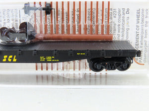 N Scale Micro-Trains MTL 45170 SCL Seaboard Coast Line 50' Flat Car #677176