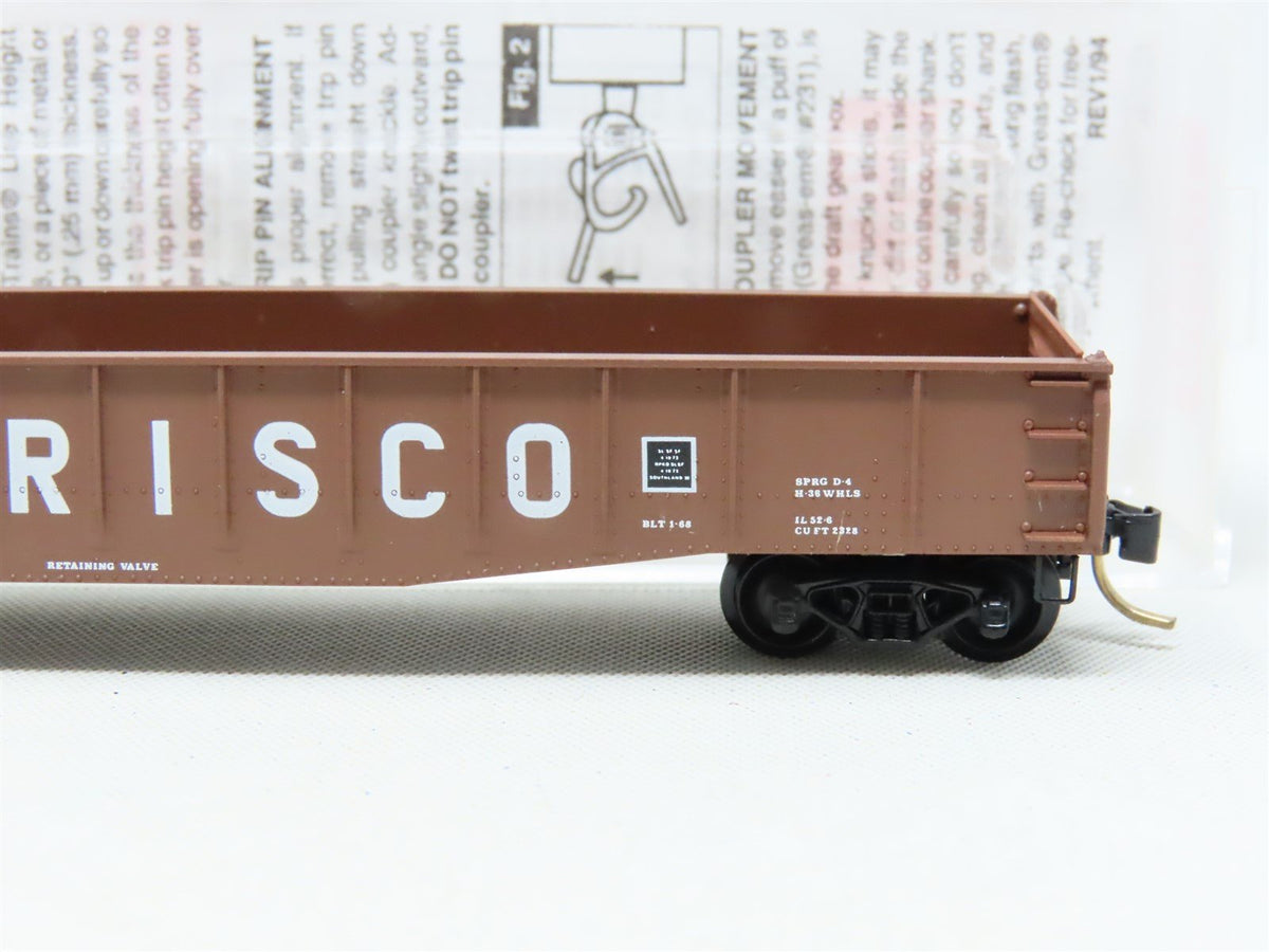 N Scale Micro-Trains MTL 46230 SL-SF Frisco 50&#39; Gondola #51245