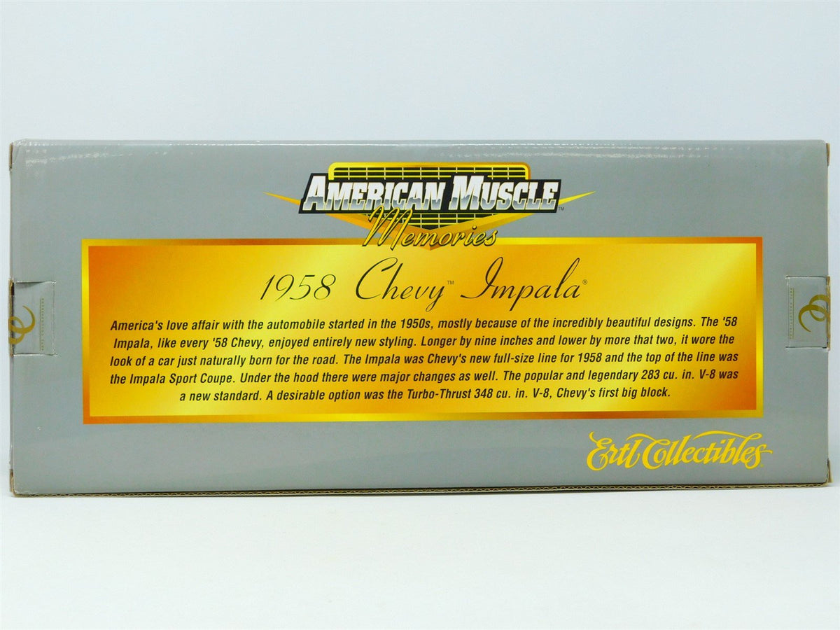 1:18 Scale ERTL American Muscle Memories 32286 1958 Chevy Impala 1 of 3,750