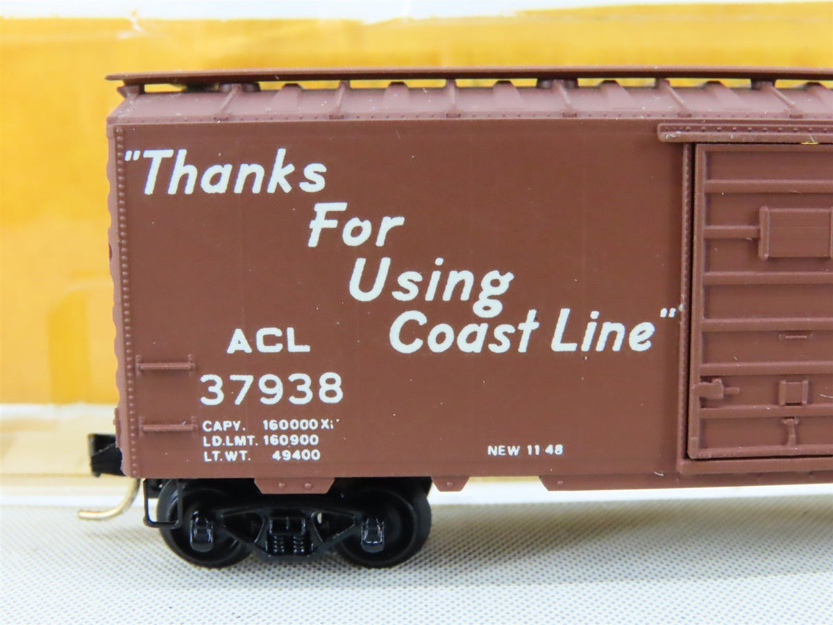 N Al&#39;s Kustom Train Kars ACL Atlantic Coast Line Single Door Box Car #37938