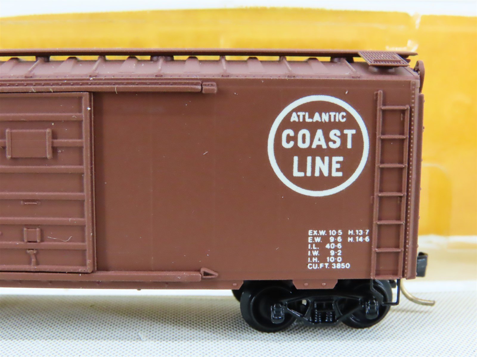 N Al's Kustom Train Kars ACL Atlantic Coast Line Single Door Box Car #37938