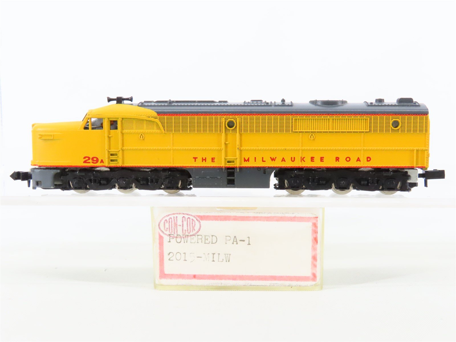 N Scale Con-Cor 2015 MILW Milwaukee Road ALCO PA-1 Diesel Locomotive #29A