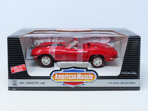 1:18 Scale ERTL American Muscle 7700 Route 66 1967 Corvette L-88 W/COA