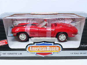 1:18 Scale ERTL American Muscle 7700 Route 66 1967 Corvette L-88 W/COA