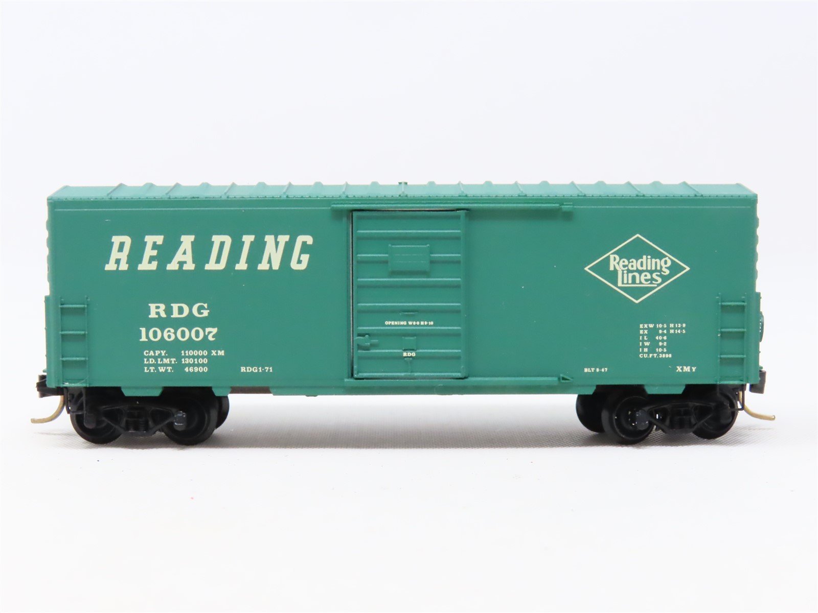 N Scale Micro-Trains MTL RDG Reading Lines Single Door Box Car #106007