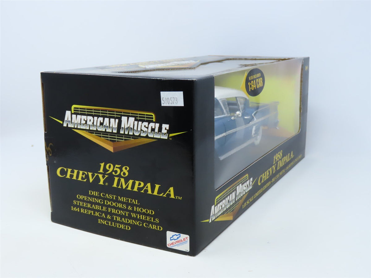 1:18 Scale ERTL American Muscle Limited Edition 32821 1958 Chevy Impala-SEALED